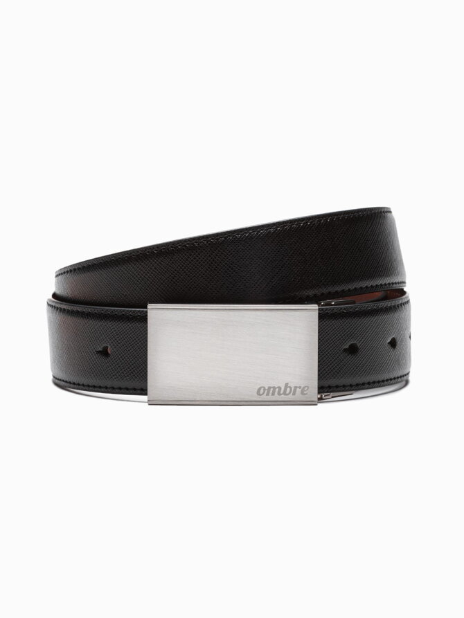 Men's sackcloth belt - brown-black A646
